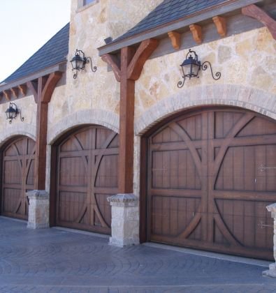 custom wood garage doors